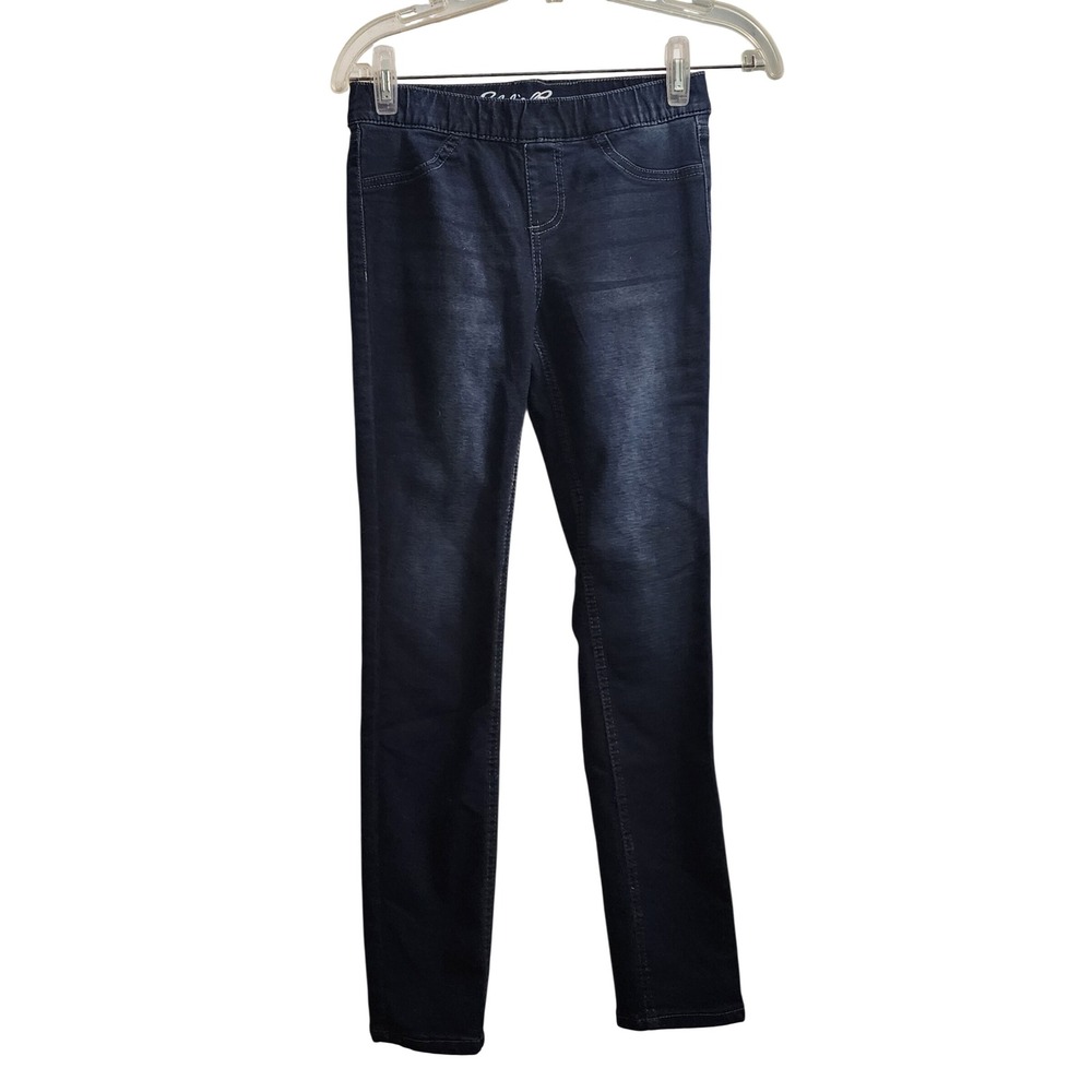 Eddie Bauer Kids Dark Wash Denim Jeggings Stretch Slim Fit Pants Size‎ 12